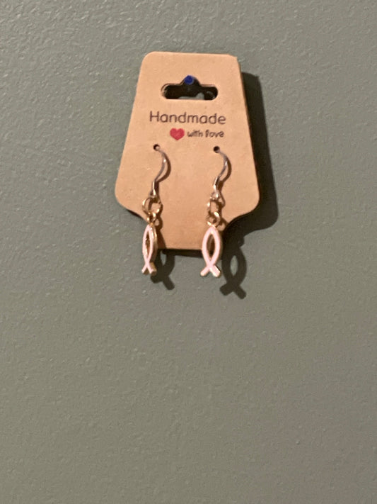 Jesus fish earrings