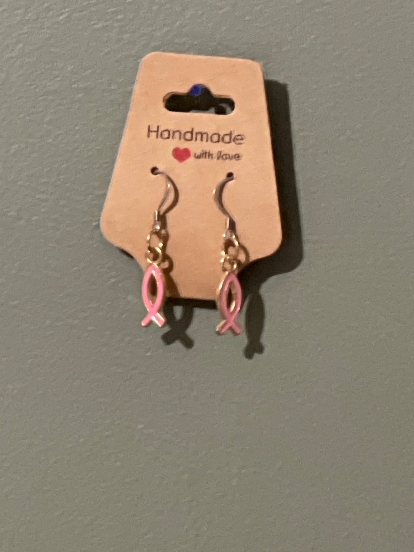 Jesus fish earrings